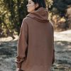 Ora Cowl Neck Hooded Sweatshirt - Stylefav
