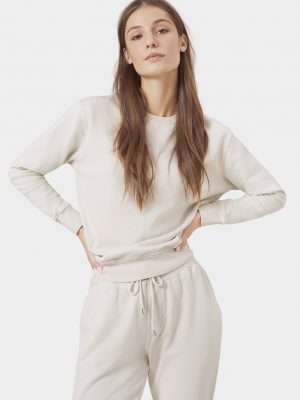 Women Classic Organic Cotton Crew Sweatshirt - StyleFav