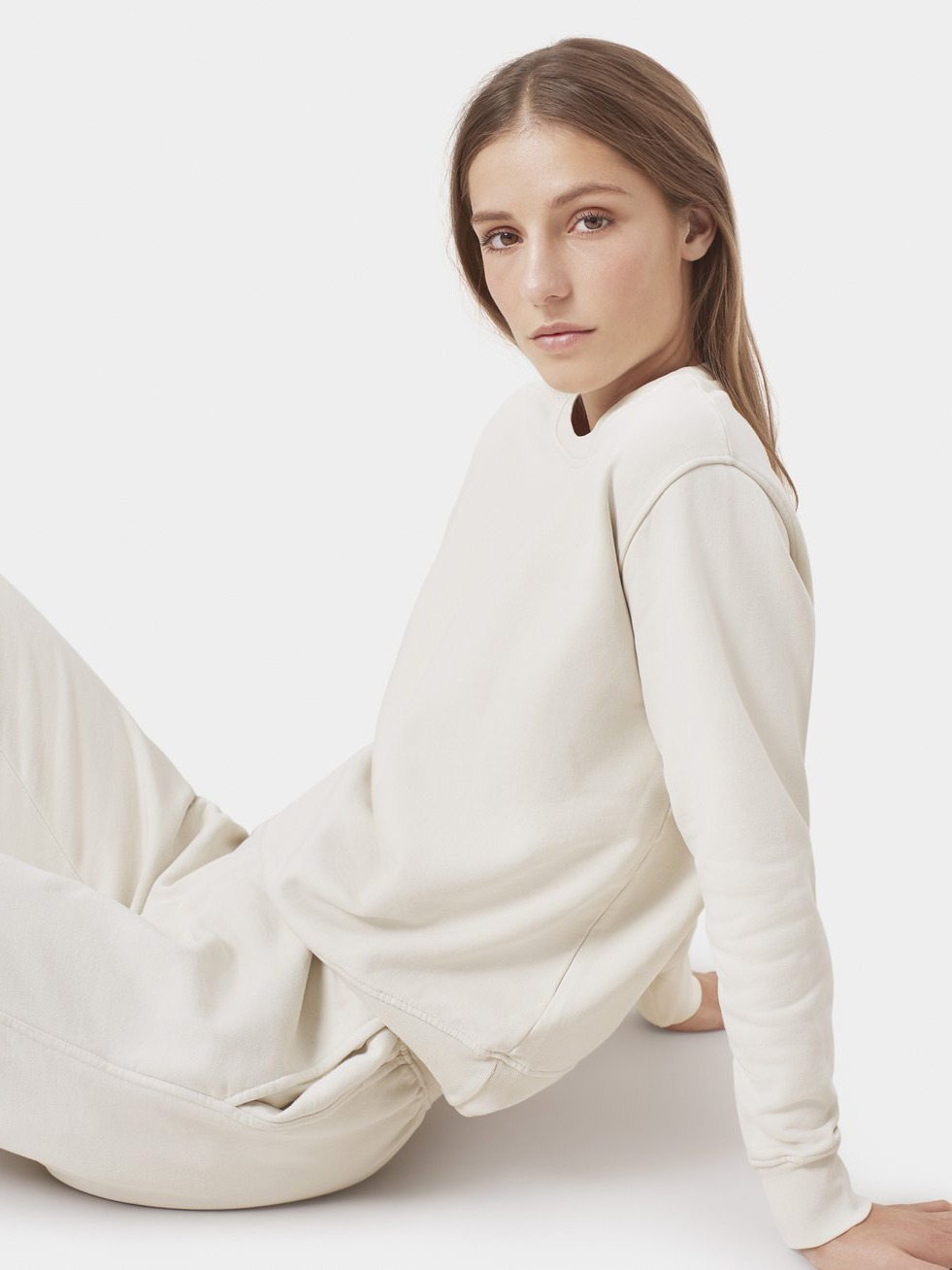 Women Classic Organic Cotton Crew Sweatshirt - StyleFav