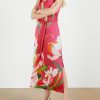 Meaaa Urban Printed Midi Dress - Stylefav