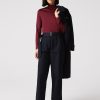 Long Sleeve Solid Swiss Cotton Turtleneck - Stylefav