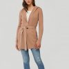 Emery Mid Length Hooded Coatigan - Stylefav