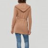 Emery Mid Length Hooded Coatigan - Stylefav