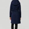 Adison Belted Wool Coat With Hood - Stylefav