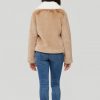 Racquel Collared Faux Fur Jacket - Stylefav