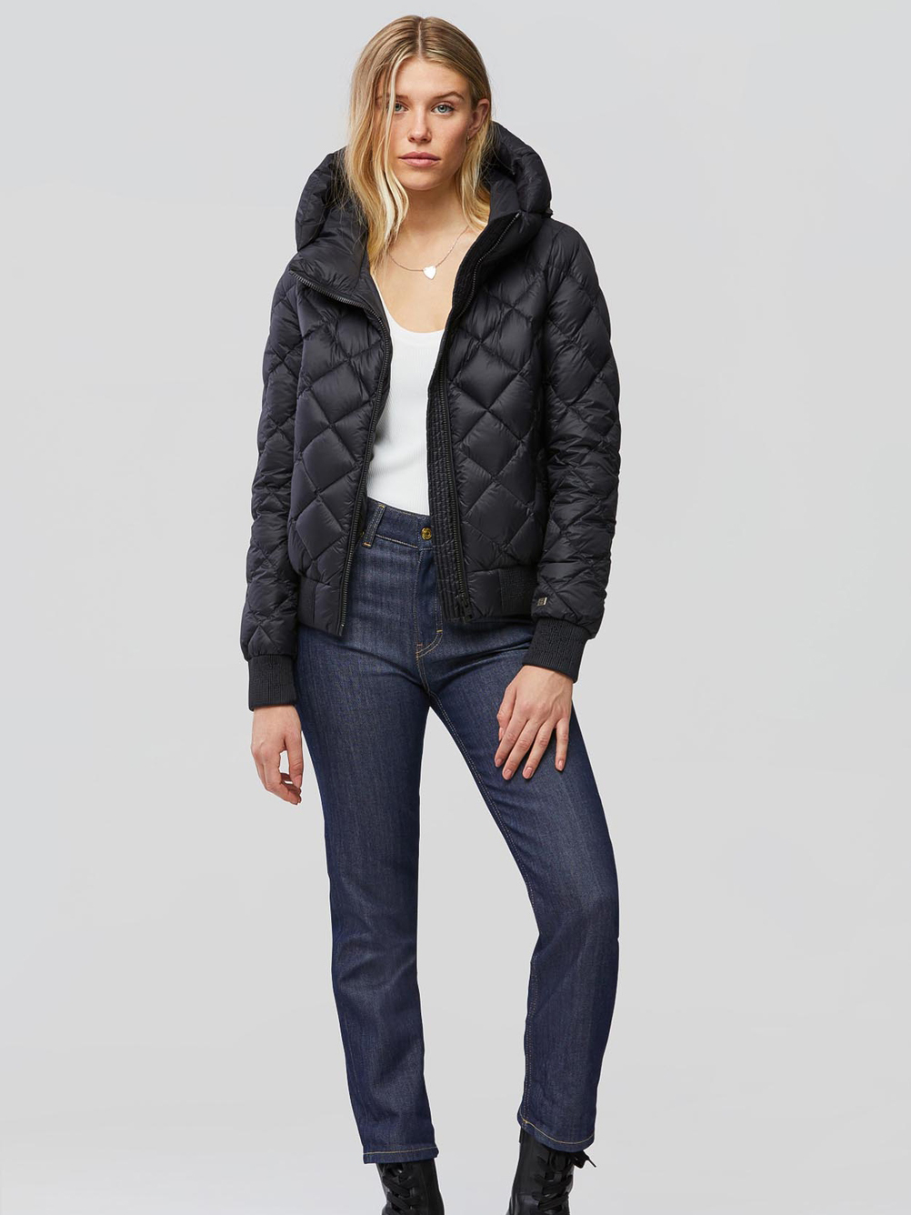 Senna Lightweight Down Bomber Jacket - Stylefav