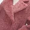 Kayyti Wide Collar Faux Fur Cocoon Coat - Stylefav