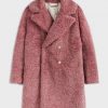 Kayyti Wide Collar Faux Fur Cocoon Coat - Stylefav