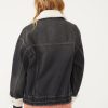 Ariel Cozy Denim Bomber Jacket - Stylefav
