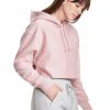 Reverse Weave Cropped Cut Off Hoodie - Stylefav