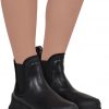 Trekk Lug Sole Chunky Slip On Boots - Stylefav