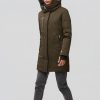Belina Mid-Length Hi-Low Down Parka Coat - Stylefav
