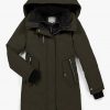 Belina Mid-Length Hi-Low Down Parka Coat - Stylefav