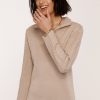 Malani Cozy Mock Neck Zip Knit Dress - Stylefav