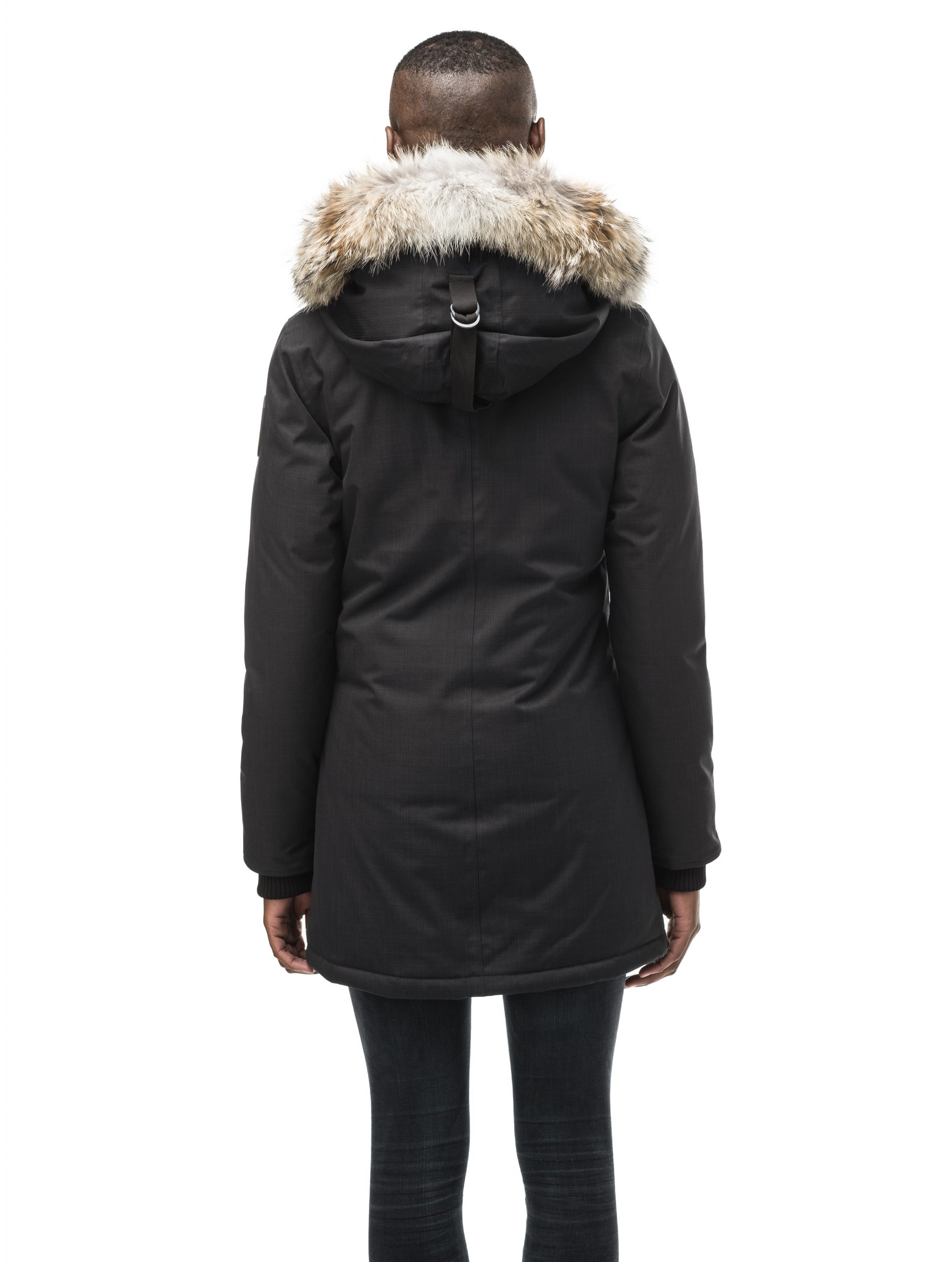 Carla Premium Down Parka Black - Stylefav