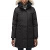Merideth Long Thigh Premium Down Parka Merlot - Stylefav