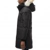 Merideth Long Thigh Premium Down Parka Merlot - Stylefav