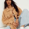 Ruby Button Down Oversized Jacket - Stylefav