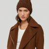 Amalie Removable Feather Pom Beanie - Stylefav