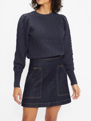 Romanu Pointelle Sweater - Stylefav