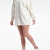 Natural Dye Small Logo Crew Sweatshirt Dress - Stylefav