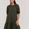 Becca Cotton Slub Mix Dress - Stylefav