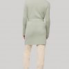 Aster Mid-Thigh Belted Knit Coatigan - Stylefav