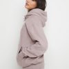 Reverse Weave Boyfriend Hoodie - Vintage Mauve - Stylefav