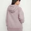 Reverse Weave Boyfriend Hoodie - Vintage Mauve - Stylefav