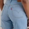 Samba Tango Crushed 501 Mid Thigh Shorts - Stylefav