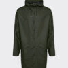 Essential Long Rain Jacket New Green - Stylefav
