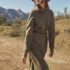 Laurette Midi Fleece Dress - Stylefav
