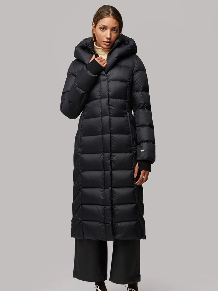 Talyse Long Maxi Sporty Down Coat - Stylefav
