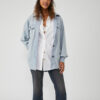Ruby Button Down Oversized Jacket -Stylefav