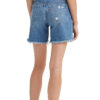 Destructed Medium Indigo 501 Mid Thigh Shorts - Stylefav