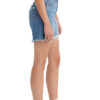 Destructed Medium Indigo 501 Mid Thigh Shorts - Stylefav