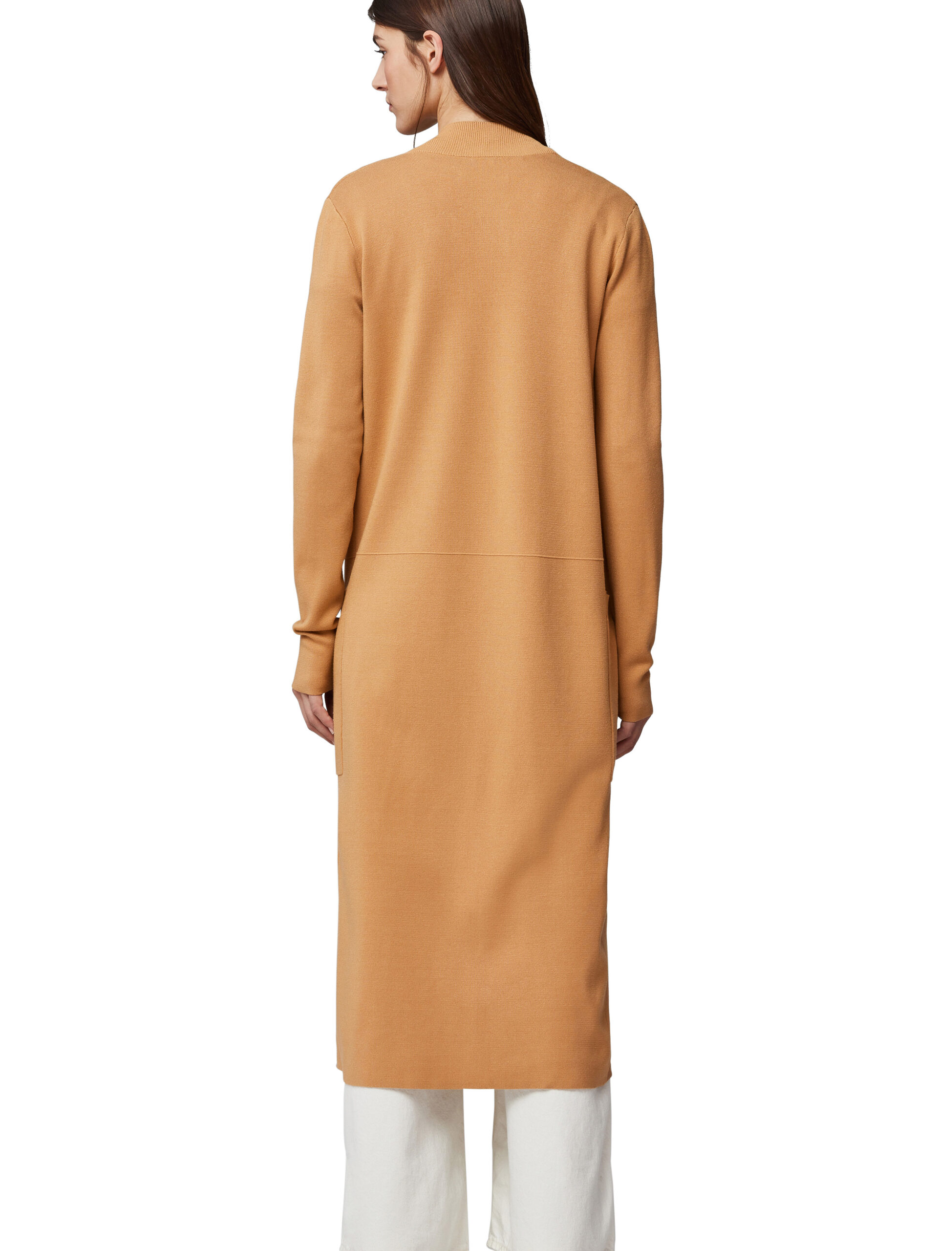 Annabella Luxe Long Coatigan Biscuit - Stylefav