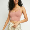 Iced Chai Skinny Strap Seamless Brami - Stylefav