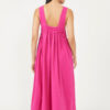 Raspberry Sherbert Delphine Midi Dress - Stylefav