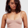 Nude Skinny Strap Seamless Brami - Stylefav