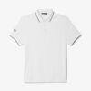 White Stretch Golf Shirt - Stylefav