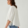 White Lucy Solid Swing Top - Stylefav
