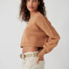 Camel Easy Street Crop Pullover - Stylefav