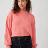 Guava Juice Easy Street Crop Pullover - Stylefav