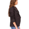 Black Lapel Blazer - Stylefav