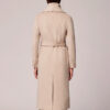 Ilana Lapel Collar Classic Wool Belted Coat - Stylefav