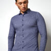 Non-Iron 88 Circles Cotton Shirt - Stylefav