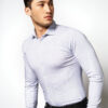 Non-Iron Blue Checkers Cotton Shirt - Stylefav