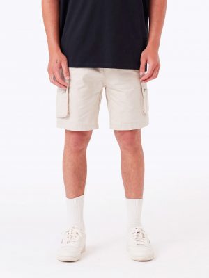 Beige Explorer Shorts - Stylefav