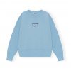 Placid Blue Isoli Oversized Sweatshirt - Stylefav